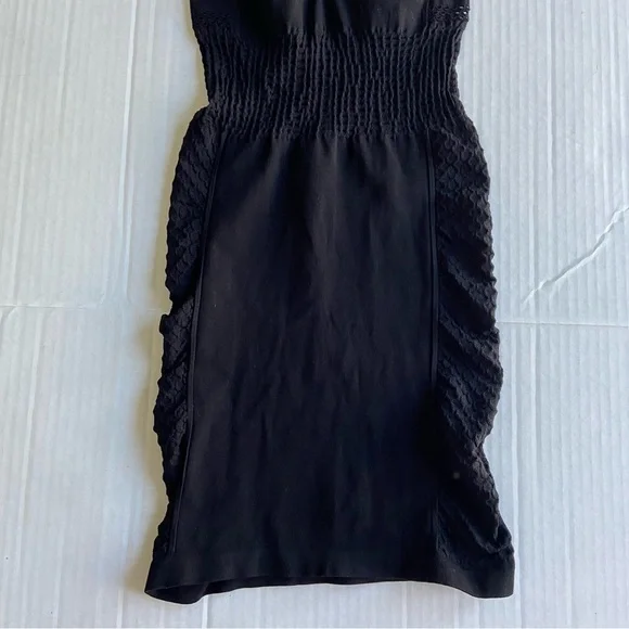 Intimately Free People Dress Womens XS/S Bodycon Tight Black Dress Cut Out - Picture 2 of 15